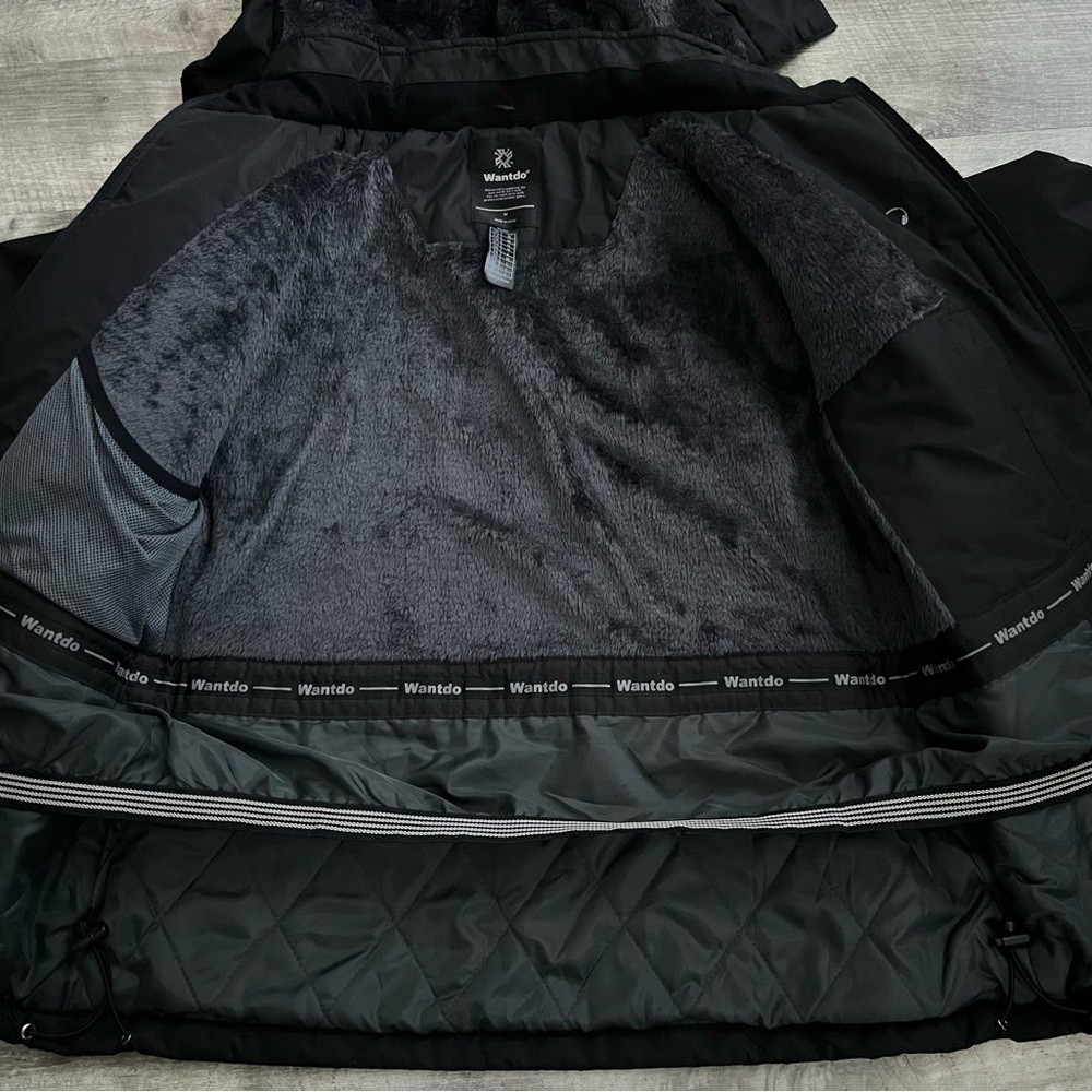 Wantdo Men's Waterproof Winter Jacket Warm Winter Coat Ski Jacket Hooded Sz M - Picture 9 of 9